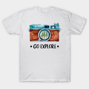 Go Explore Photographer T-Shirt